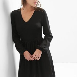 Gap Black Long Sleeve Dress size XL